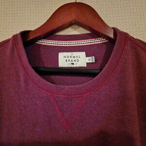 The Normal Brand Crewneck Sweatshirt – Maroon | Cozy Everyday Essential